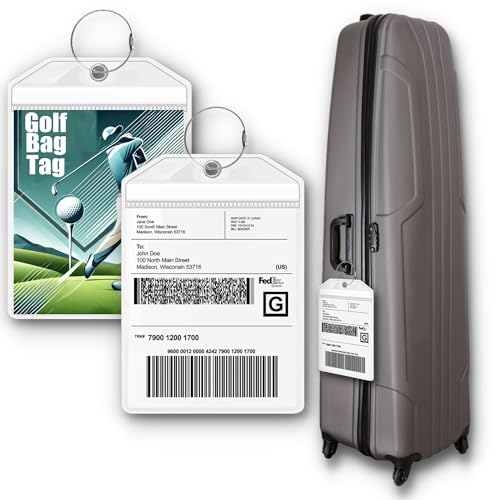 Golf Bag Luggage Tag - Extra Large 9