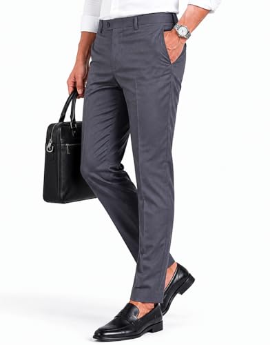 Image of SUNPOINT Formal Pants for Men Office Wear - Premium Regular Fit Formal Trouser for Men, Boys, Gents Bottom Formal wear for Office Meeting, Party, Gathering, Wedding