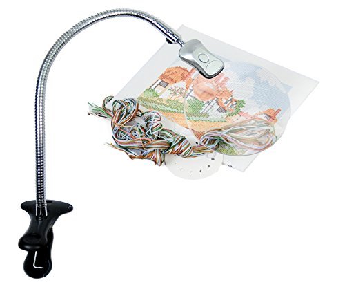 Purelite Clip-On Magnifying Light, Plastic, White by Purelite