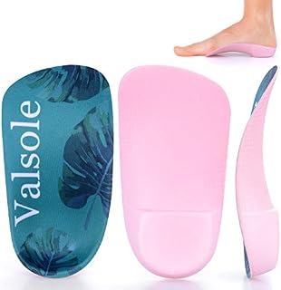 Valsole 3/4 Orthotics Shoe Insoles High Arch Supports and Deep Heel Cup Shoe