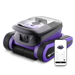 Niya Sonar 50 Kabelloser Roboter-Poolreiniger von den Machern von Dolphin, bis zu 12 metern Länge, Bürste zur Reinigung der Wasserlinie