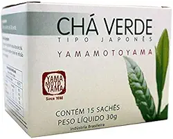 Caixa de Chá Verde Yamamotoyama Sencha 15 Sachês