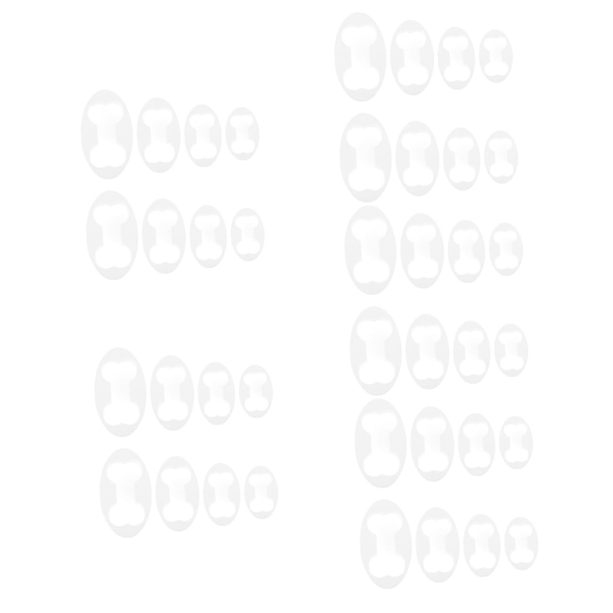 IMIKEYA 40pièces Emporte Plastique Pour Biscuits Moules à Gâteaux Biscuits Pour Chiens Outils De Pâtisserie Amusants Pour Et Événements