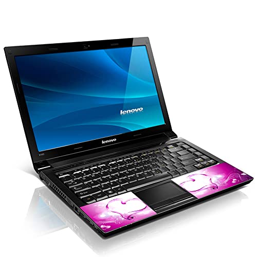 Image of LSS 15 15.6 inch Laptop Notebook Skin Sticker Cover Art Decal Fits 13.3 inch 14 inch 15.6 inch 16 inch HP Dell Lenovo Apple Asus Acer Compaq (Free 2 Wrist Pad Included) Pink Heart