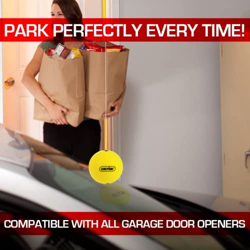 Genie Yellow Perfect Stop Parking Aid – Retractable Ball Compatible With All Garage Door Openers-Gps-R, One Size #TOP2