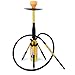 XDJ Shisha Bong Guidato Set Narghilè Pipa Ad Acqua, (2 Tubi) Narghilè, Grande Corpo Autentico Shisha Narghilè, Attrezzatura per Fumatori Ciotola per Narghilè con Pinza per Carbone