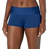 BCA by Rebecca Virtue Damen Charlie Boyshort Bikinihose, Dunkel Wasserfarben, Medium