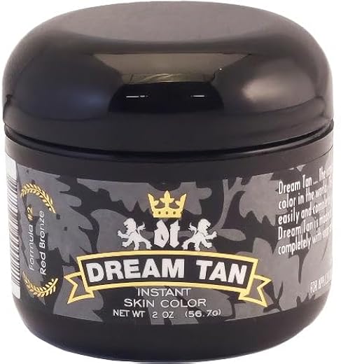 Dream Tan Instant Skin Color 2 OZ.(56.7 gm) (Red Bronze, Formula #2)