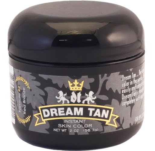 Dream Tan Instant Skin Color 2 OZ.(56.7 gm) (Red Bronze, Formula #2)