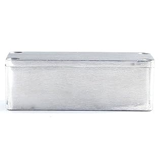 Material: Aluminium Color: Silver Style: 1590G 100x50x25mm This product is suitable for indoor and outdoor electrical, electronic, communication, fire equipment, control panel, terminal BOX, PCB BOX, shipping, oil chemical, large factories, coastal f...