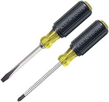 Screwdriver Set 1/4 Keystone & #2 Phillip Cushion Grip 2 pc