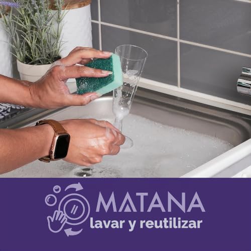 Miniatura 8 de Matana 48 Copas De Champán De Plástico, 150ml - Copas De Cava En Plástico Rígido, Lavables Y Reutilizables - Vasos Para Champagne, Vino Espumoso, Cócteles Y Postres - Ideal Bodas, Navidad Y Fiestas