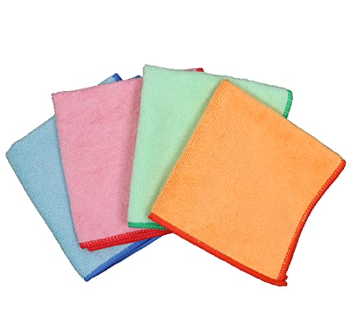マイクロファイバー超吸水キッチンタオル 吸水性 ダスター 掃除 4枚組 30×30p