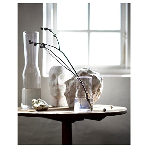 Vase en verre transparent TIDVATTEN 17 cm soliflore déco table - 5