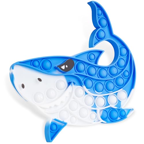 NiToy Shark Pop Fidget Toy for Kids & Adults, 8.74"x7.87"