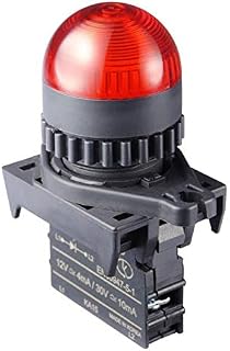 L2RR-L1RL, Pilot Lamp Ø22/25, Red, Dome Head, LED 100-220VAC