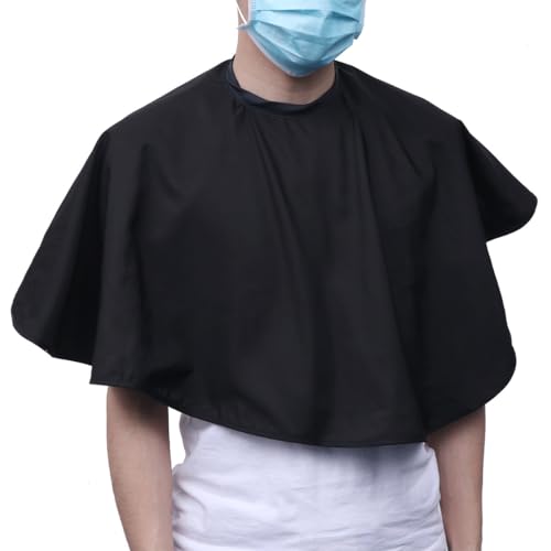 Capa impermeable para peluquería negra 88x70 cm miniatura 3