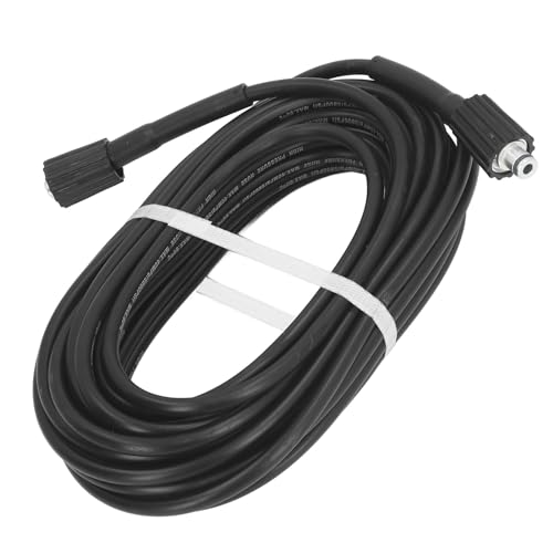 60FT 3500 PSI High Pressure Washer Hose, Flexible Rubber Power Wash Extension Hose, 3/8 in., M2214MM Connector, for Car, Home Use, Factories, Construction Sites - Image 2