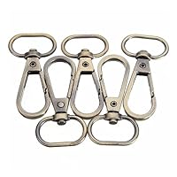 100 Pezzi Ganci Girevoli Per Cordino Moschettone Con Portachiavi, Clip - Foto 3