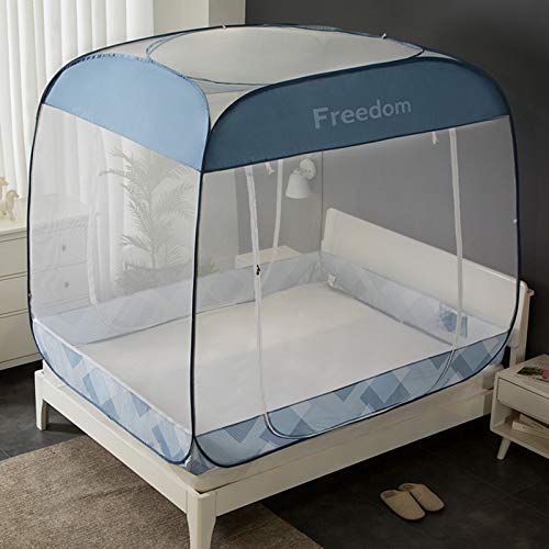 Moustiquaire lit 2,0 x 2,2 m pliable pour stopper les insectes - 2