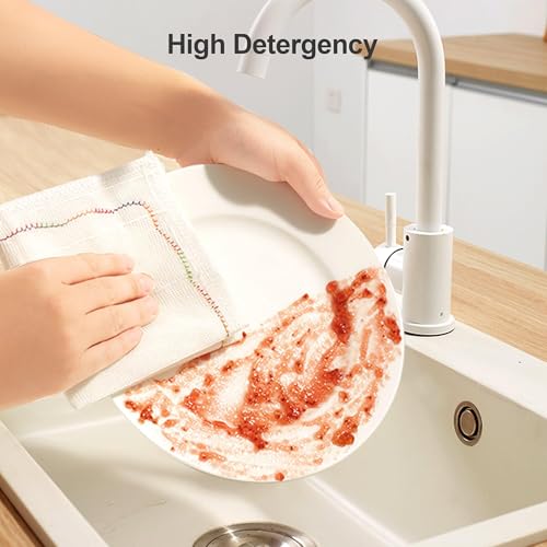 Image of JOYMOOP Microfiber Cleaning Cloth, 20 Piece Set, Medium, White