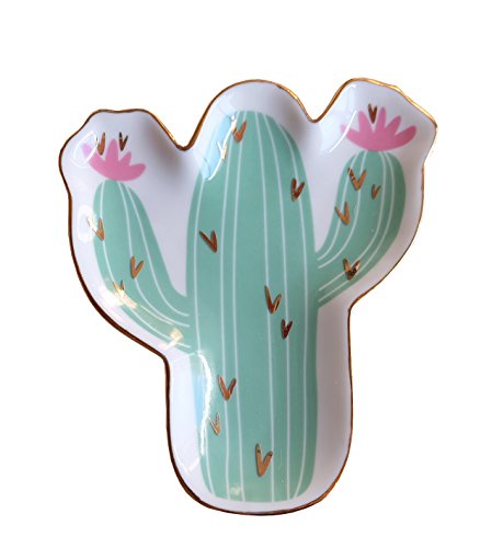 Trinket Dish,Cactus Ring Holder Small Jewelry Tray Decorative Plate