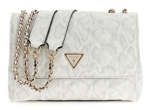 Sac à épaule bandoulière GUESS blanc pour vos sorties citadines et soirées élégantes