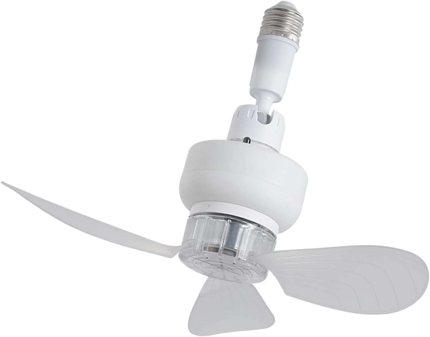E27 Fan Light with Remote Control 3 Color Lighting Option | 3 Color Lighting Option with for Indoor Spaces Easy Installation Quiet Cooling Fan