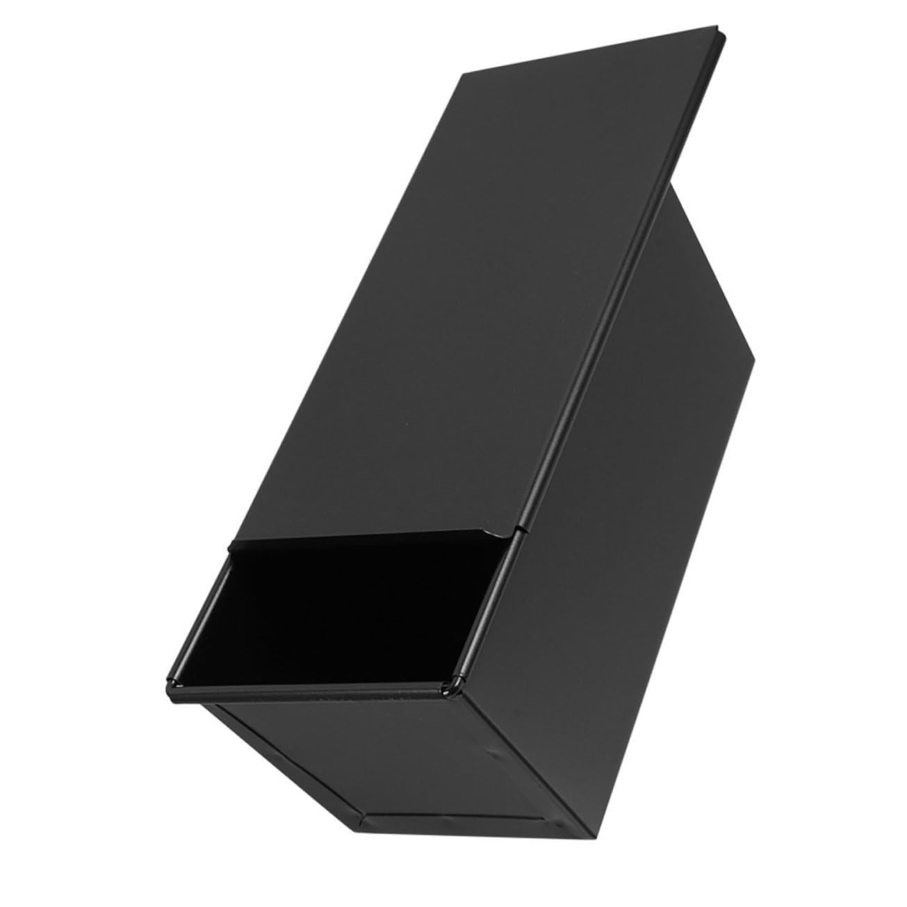 2 Moldes Deslizantes Para Pan Tostado Antiadherentes De Aluminio Con Tapa De Hierro Negro