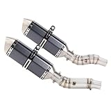 Ce tuyau d'échappement peut fournir de bonnes performances en réduisant la température des gaz d'échappement, ce qui n'est pas facile à former des flaques.