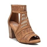 zapatos tacon mujer marypaz Suela antideslizante XTI 44490, Sandalia con talón Mujer, Camel, 40 EU