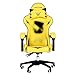 Chaise de Jeu Chaise de Bureau Chaise Ergonomique Chaise de Jeu Jaune Home 360 ​​° Taille de Lifting Rotatif Yellow
