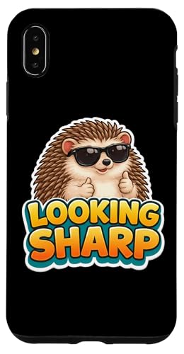 Looking Sharp Quills Hedgehog Owner Erinaceinae �T���O���X �X�}�z�P�[�X iPhone XS Max �p