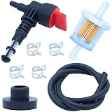 GrliTra 192980GS Fuel Shut Off Valve Service Kit Bushing Filter Grommet Replace for BS 192980GS 80270GS Kohler 25 462 03-S Rotary 13116 Gas Tank Engine Generator Pressure Washer
