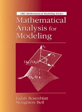 Mathematical Analysis for Modeling book cover