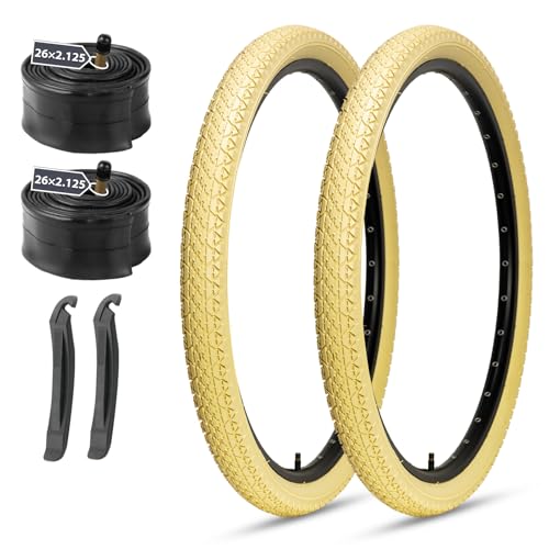 MOHEGIA 26x2.125 Cream Cruiser Tires