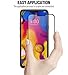 Poetic [HD Clear][Anti-Fingerprint] Premium Tempered Glass Screen Protector for LG V40 (2018) - Clear/Black