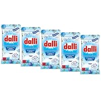dalli Trockentücher für flauschig weiche und frisch duftende Wäsche, 5er Pack 5 x 25 Tücher