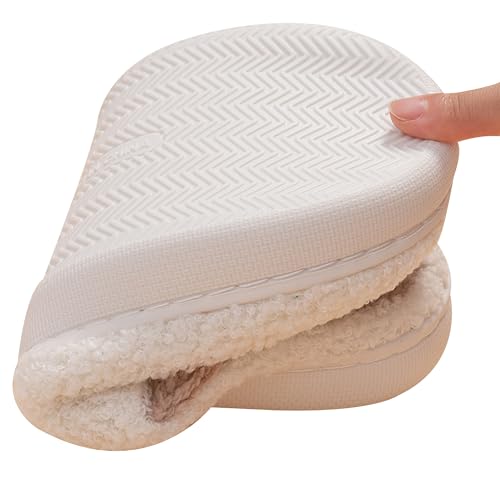 Image of Comfy Elastic Slippers for Women Men,Memory Foam Soft Plush House Slippers
