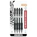 Zebra Sarasa Retractable Gel Ink Pens, Medium Point 0.7mm, Black Rapid Dry Ink, 4-Count
