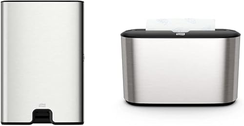 Vista 8 de Dispensador de toallas de papel plegadas Tork Xpress (acero inoxidable) y toallas de mano suaves plegadas Tork Xpress (paquete de 16)