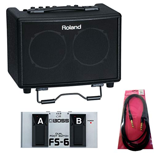 Roland AC-33 ＋BOSS FS-6アコースティックアンプ Amazon | Roland ローランド アコースティック ギター アンプ 15W+15W