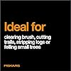 Fiskars Machete Saw, Gifts for Dad, Tempered Steel Blade and Lanyard, 18", Black #4