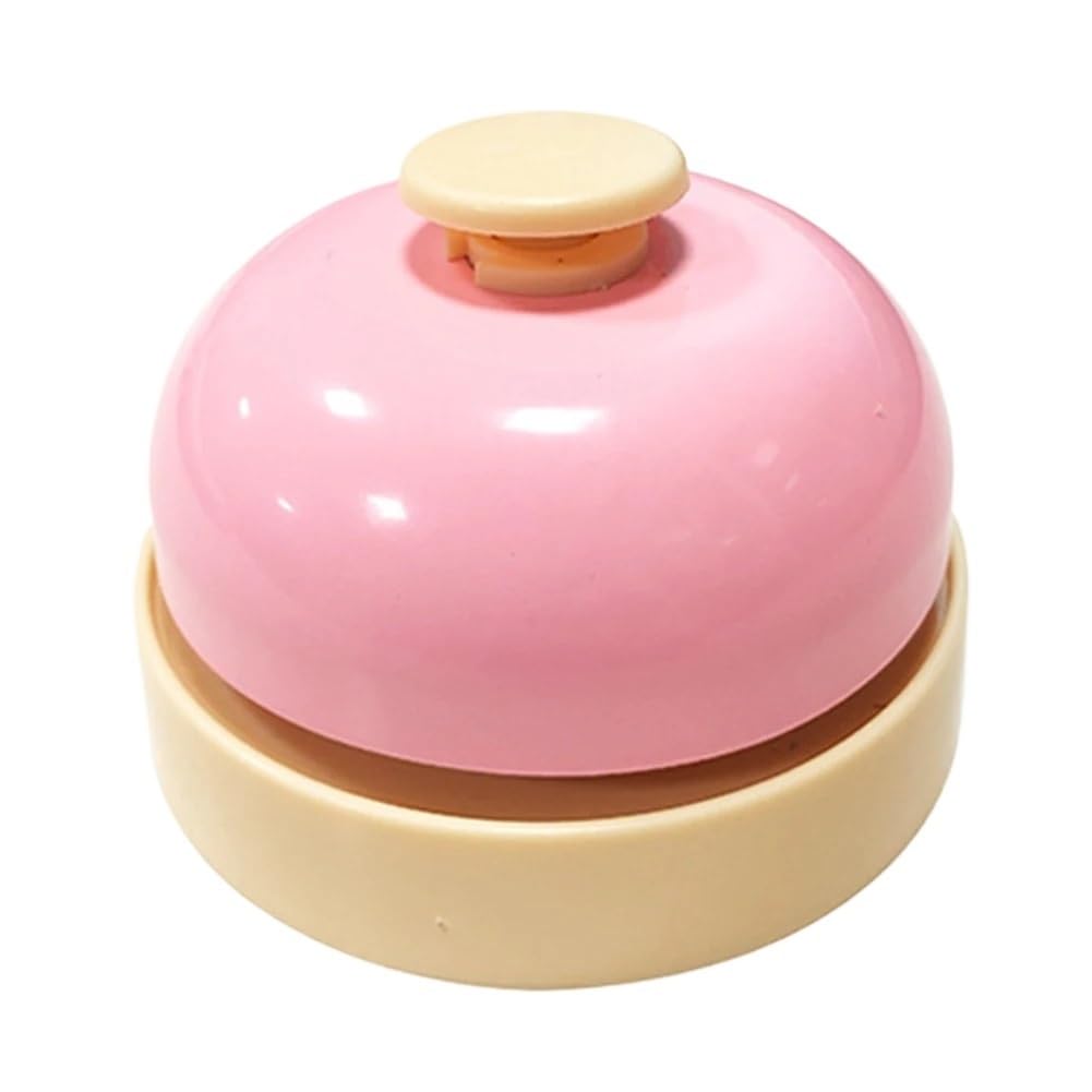 Ruwlfe Pink 4Pcs Dining Reception Table Counter Desk Bell For Restaurant Bar