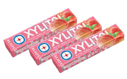 ロッテ キシリトールガム ピーチ14粒 3個 お菓子 おやつ 桃