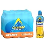 Lucozade Sport Body Fuel - Orange 12x500ml| Isotonic sports drink, with Electrolytes and Vitamin B3 | Still | Bursting with Flavour - Packaging May Vary