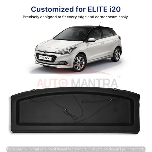 Image of Car Parcel Tray Diggi Luggage Tray in Perfect Fitting Compatible for I20 Elite