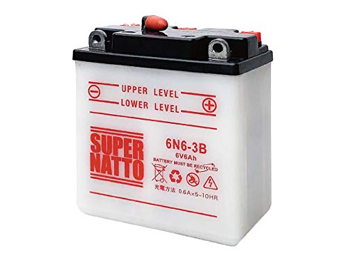 Amazon | SUPER NATTO / 6N6-3B （GSユアサ 6N6-3B互換) 6V