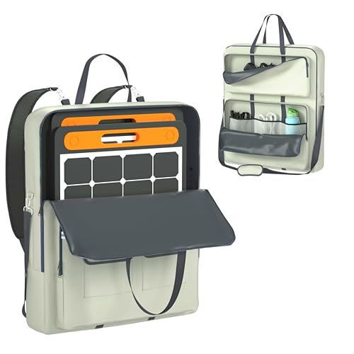 MD34 1680D Waterproof Solar Panel Storage Bag, Compatible with Jackery SolarSaga 100W 100X200W...