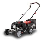 Scheppach MP132-40 Push Compact Petrol Lawnmower | 40 cm Cutting Width | Lightweight & Manoeuvrable | 35L Grass Bag | Easy Clean & Storage